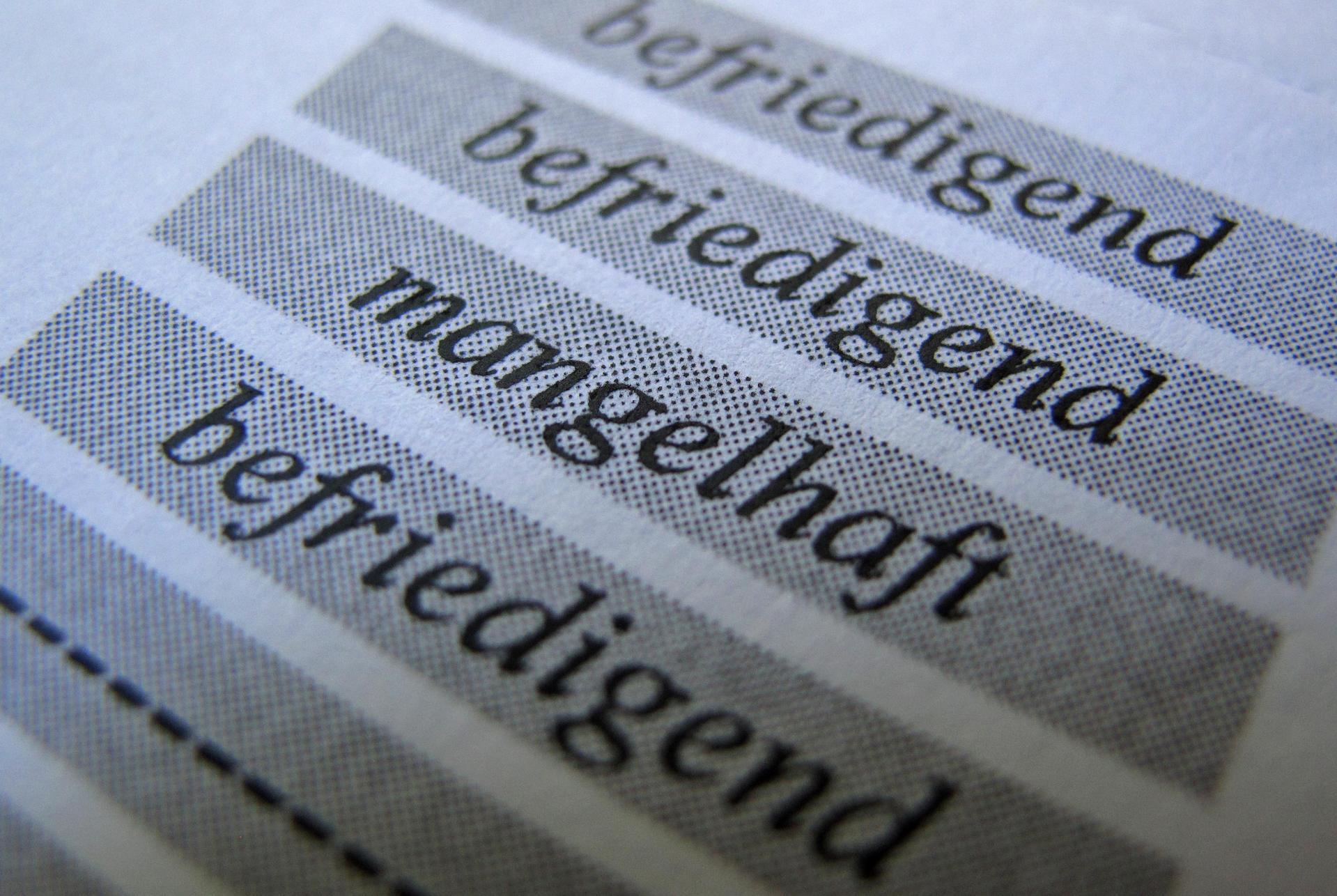 Zwischen sehr gut und ungenügend. Was waren eure besten und schlechtesten Fächer? Wir haben euch gefragt.  (Symbolbild: Ina Fassbender)