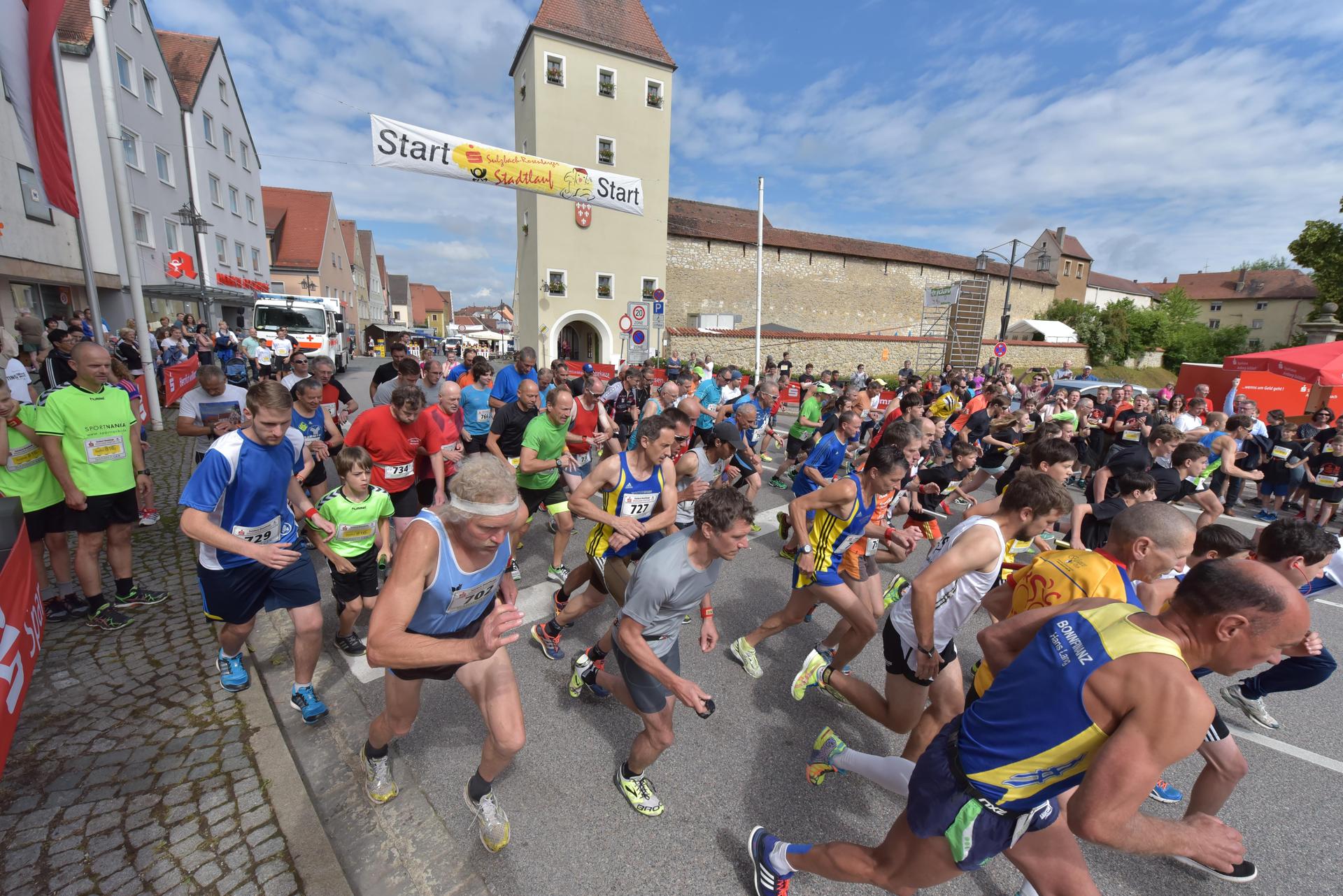 Der Stadtlauf am Samstag findet wegen der Hitze nicht statt. (Archivbild: Hubert Ziegler)