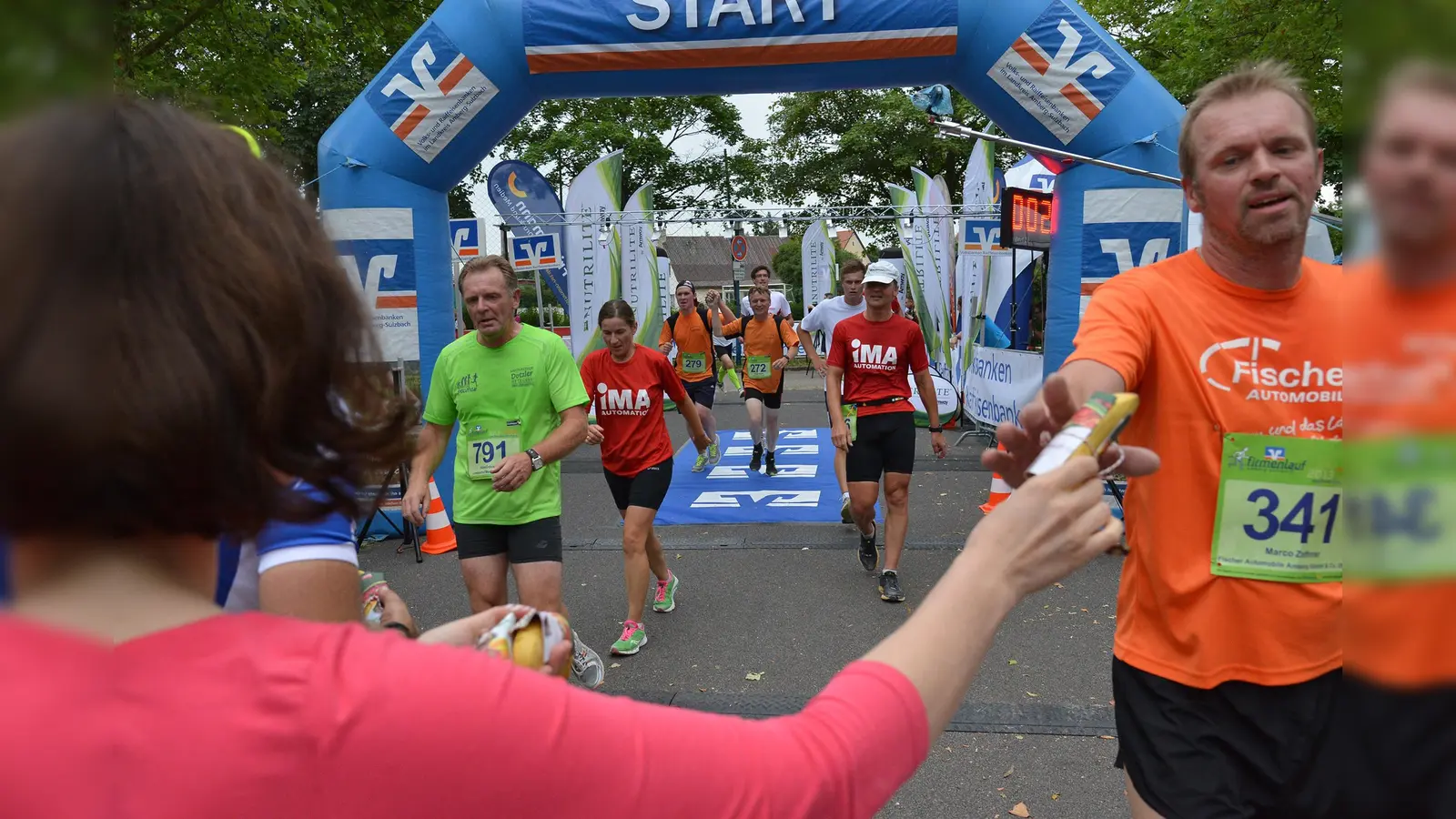Der Firmenlauf wird auch heuer wieder stattfinden. (Archivbild: Petra Hartl)