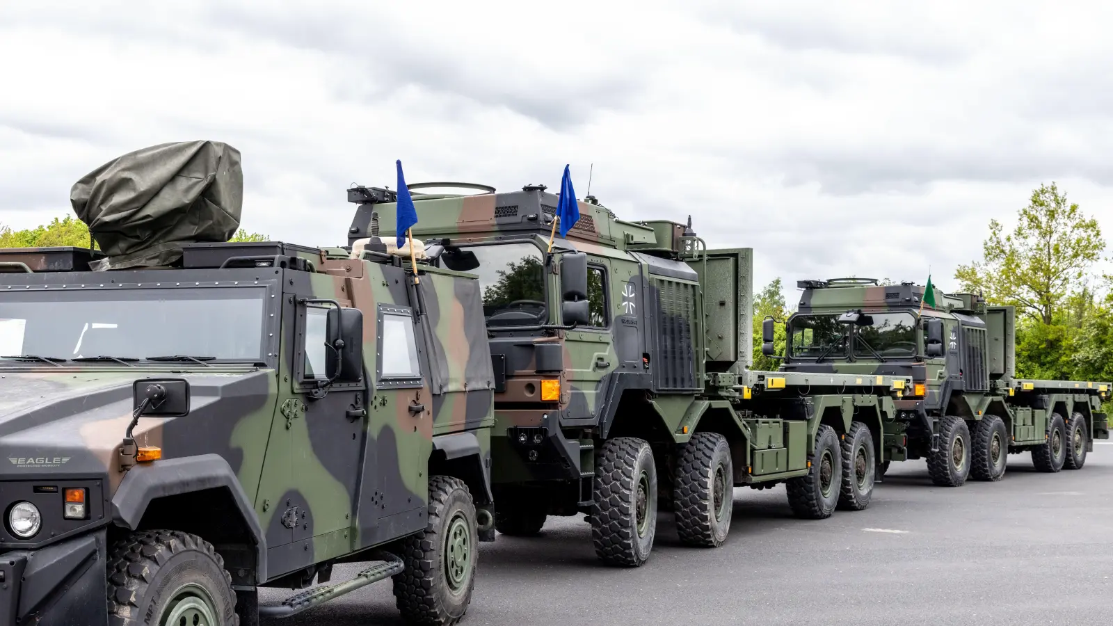 Am 25. Januar ist ein Konvoi der Bundeswehr ab Grafenwöhr unterwegs. (Archivbild: Hans Bernreuther)