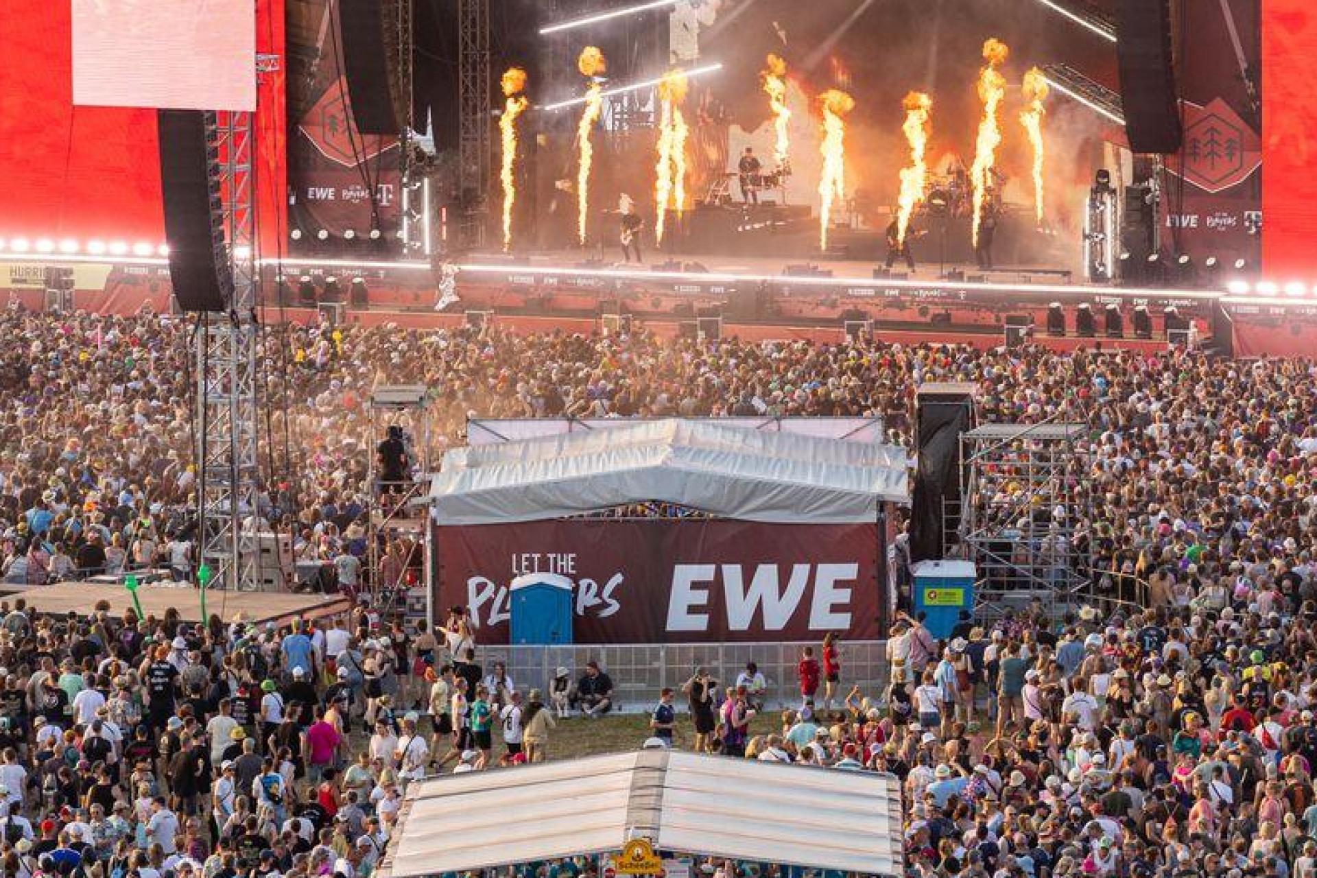 Das Hurricane zählt zu den größten Festivals in Deutschland. (Symbolbild)  (Bild: Markus Hibbeler/dpa)