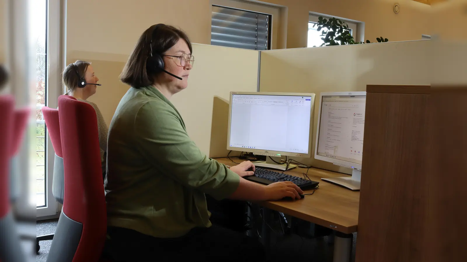 Carina Kohl, Geschäftsführerin bei Bürofit: „Wir möchten, dass sich bei uns jeder wohlfühlt.” (Bild: Martin Franitza)