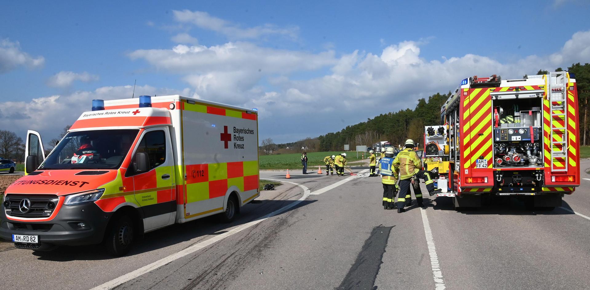 Auf der B299 hat es gekracht.  (Bild: gf)