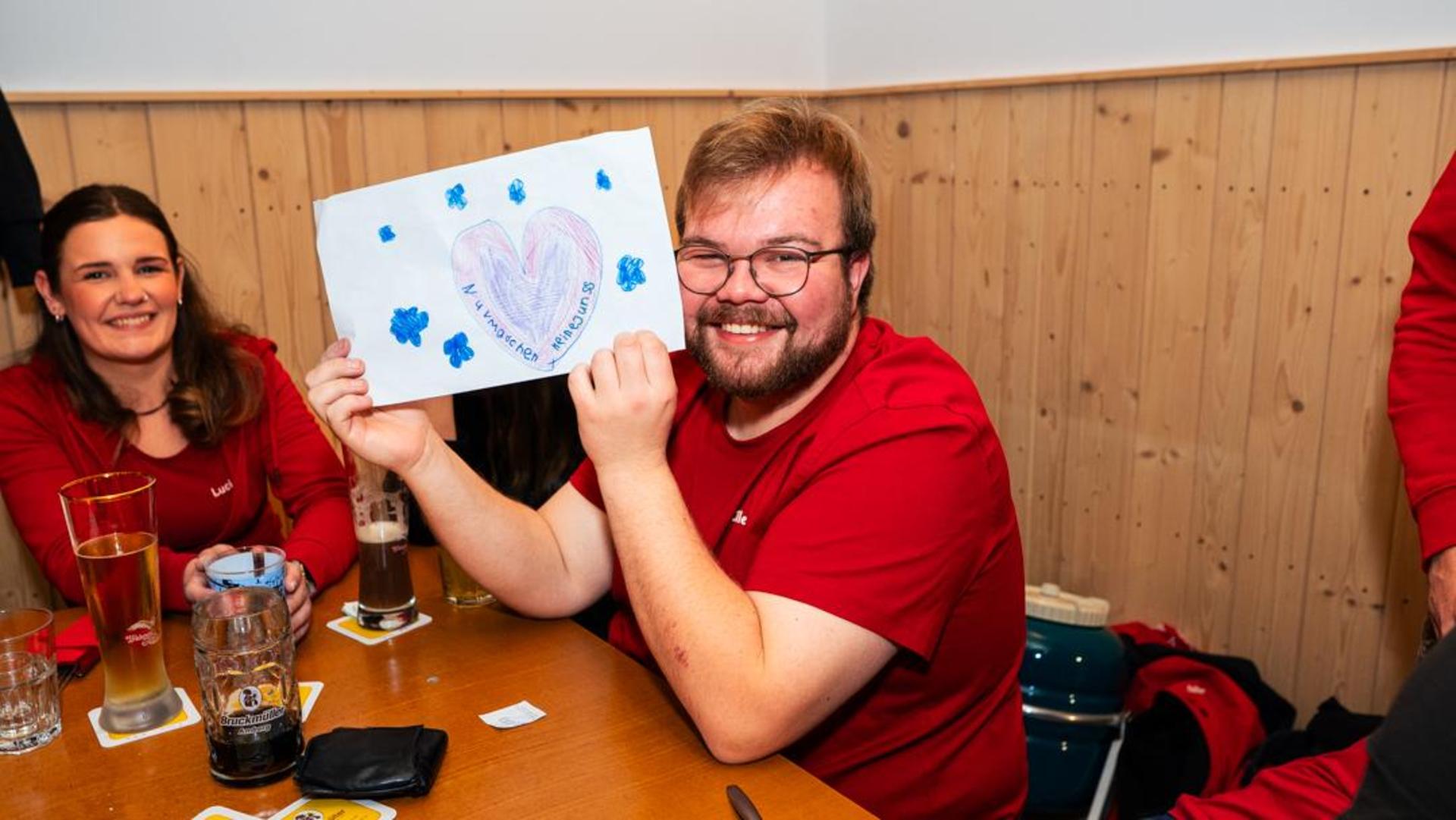 Endspurt bei der Thansüßer Kirwa am Montag.  (Bild: Hannes Stock)