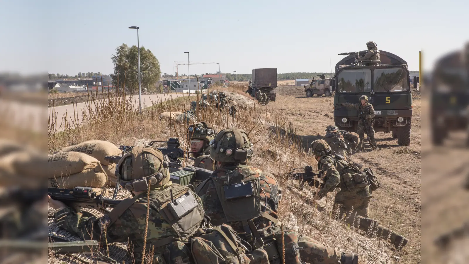 Das Logistikbataillon 472 der Bundeswehr führt eine Übung durch – unter anderem findet diese in den Landkreisen Amberg-Sulzbach und Schwandorf statt. (Archivbild: Hans Bernreuther)