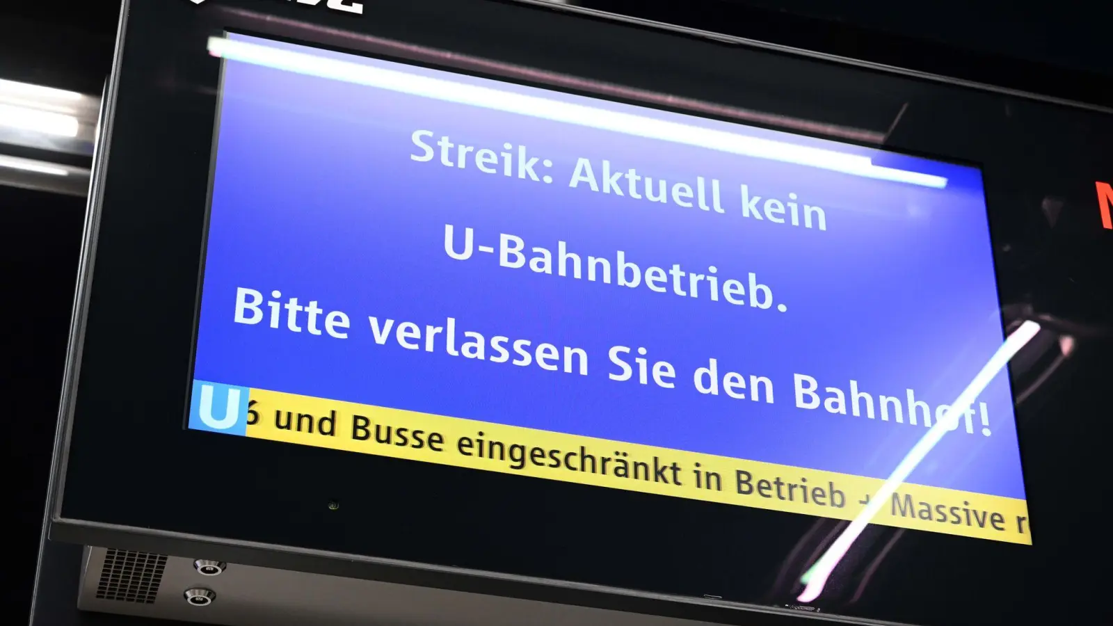 Am Freitag und Samstag will Verdi den Nahverkehr in mehr als einem Dutzend bayerischen Städten bestreiken. (Archivbild: Felix Hörhager/dpa)