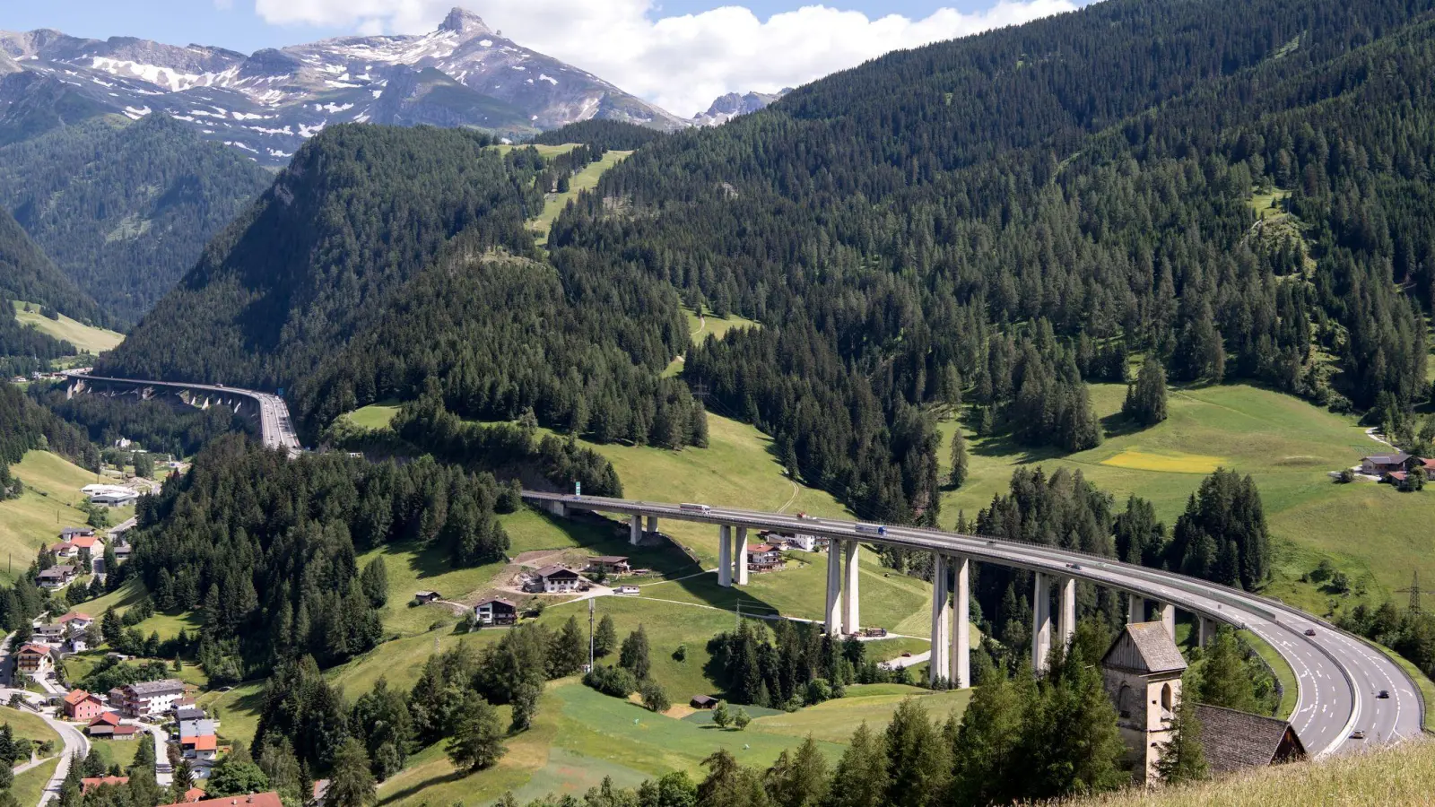 Die Brenner-Autobahn ist eine der wichtigsten Nord-Süd-Verbindungen. (Archivbild: Sven Hoppe/dpa)