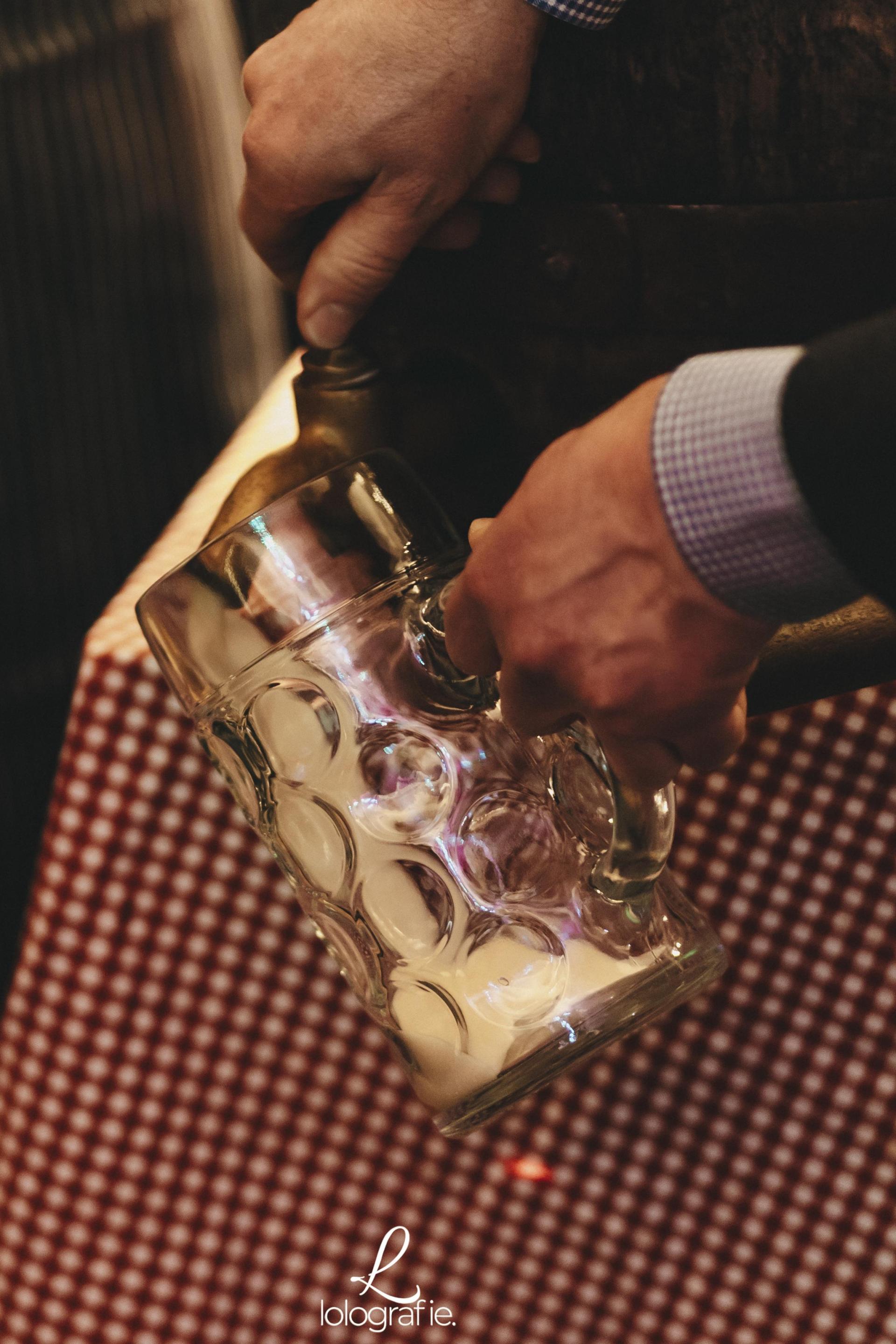 Am Freitagabend war der Bockbier-Anstich im Brcukmüller. (Bild: Leonie Hartung )