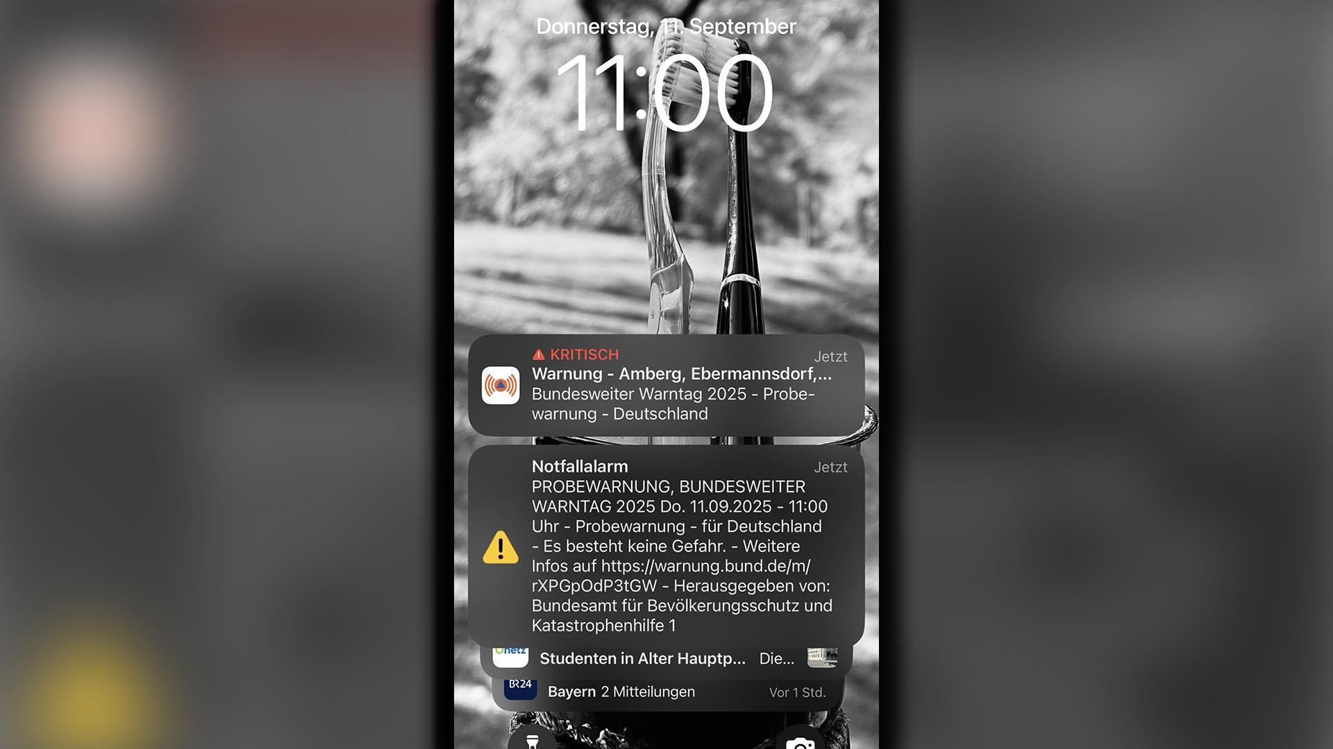 Ein Probealarm hat gegen 11 Uhr bundesweit für reichlich Lärm gesorgt.  (Bild: Alexander Unger)