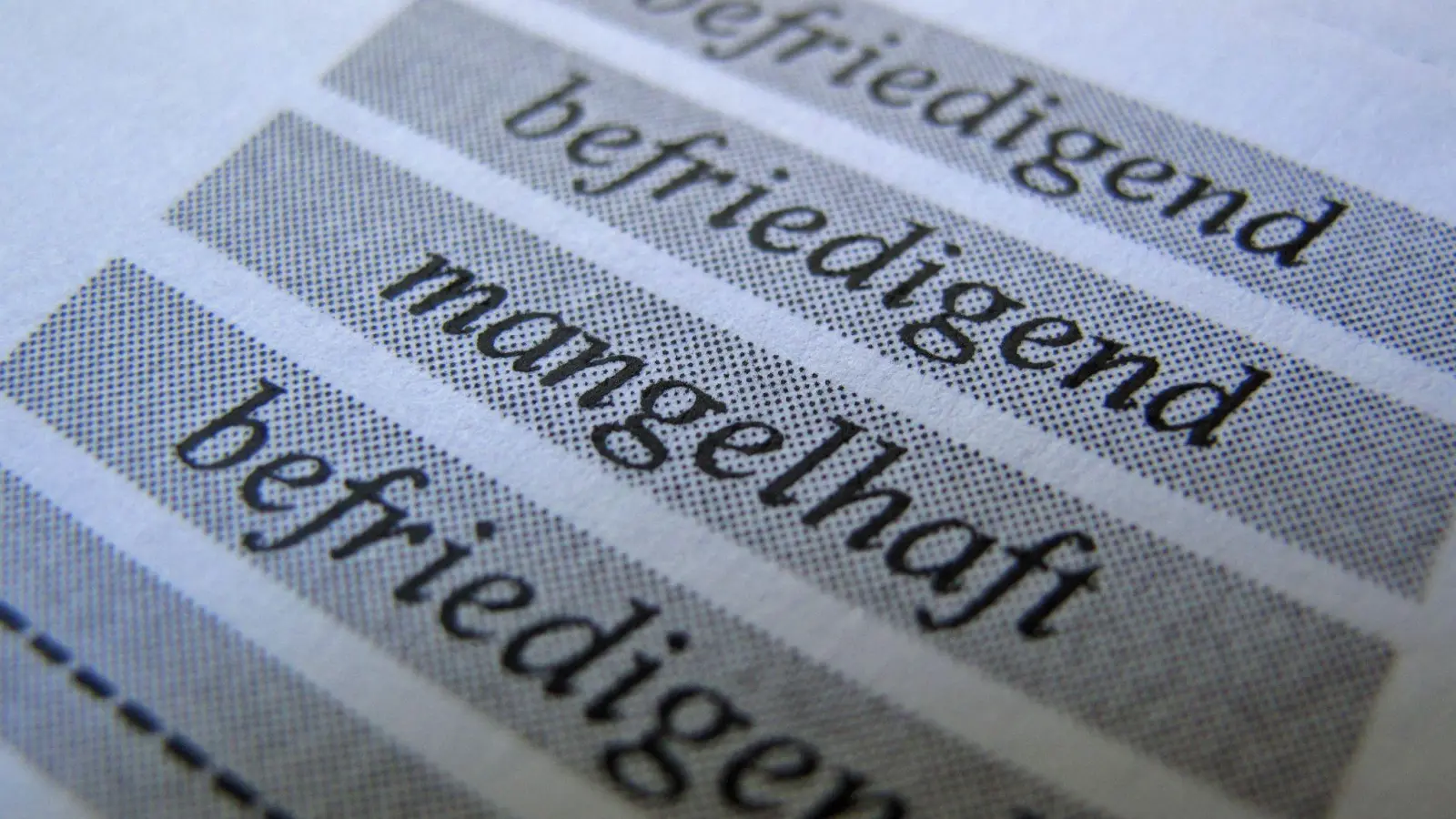 Bei zu vielen Fünfern oder gar Sechsern muss die Klasse wiederholt werden. (Symbolbild) (Bild: picture alliance / dpa)